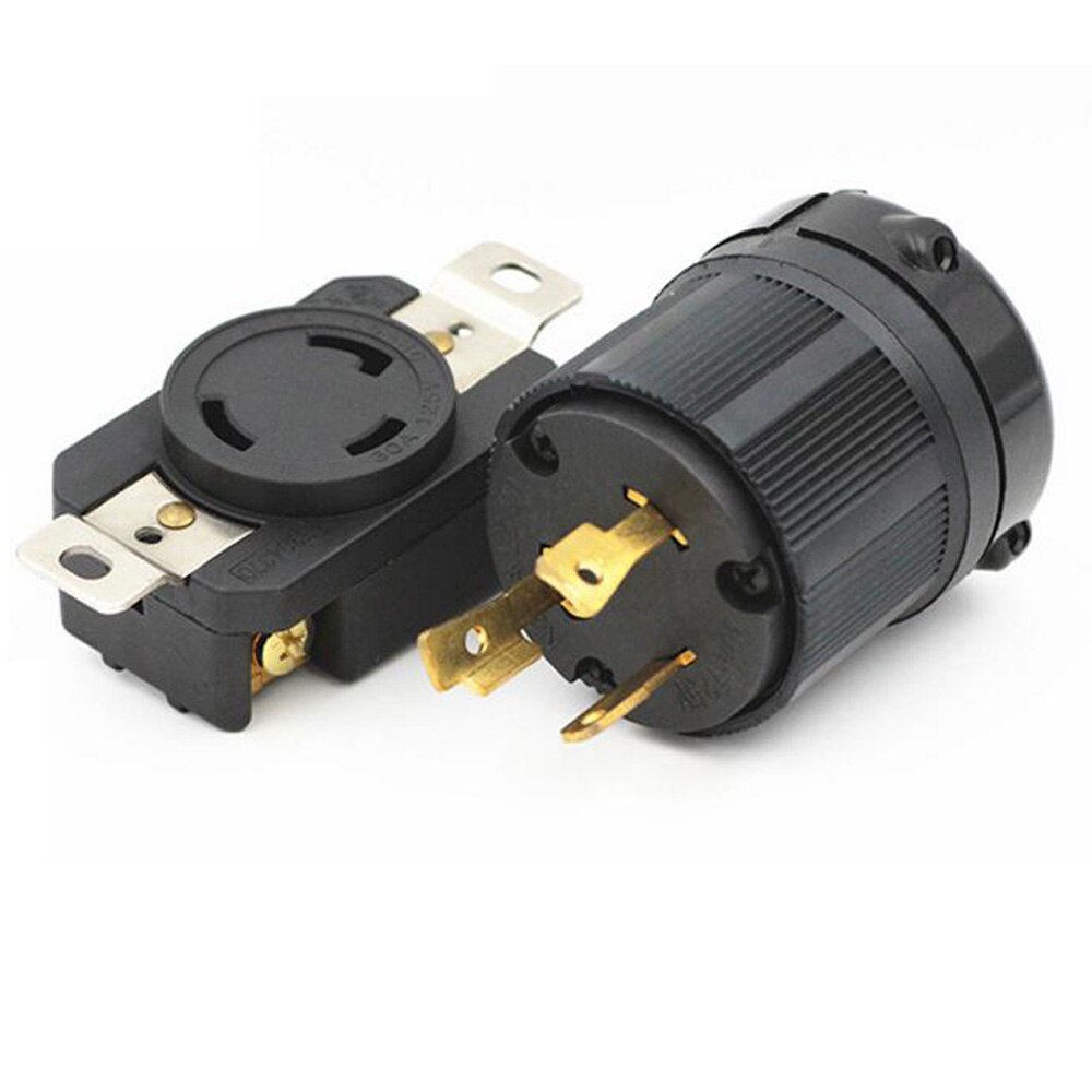 Black L5-20P & R L5-30P & R L6-20P & R L6-30P & R NEMA US 3   Anti-off   plug socket socket